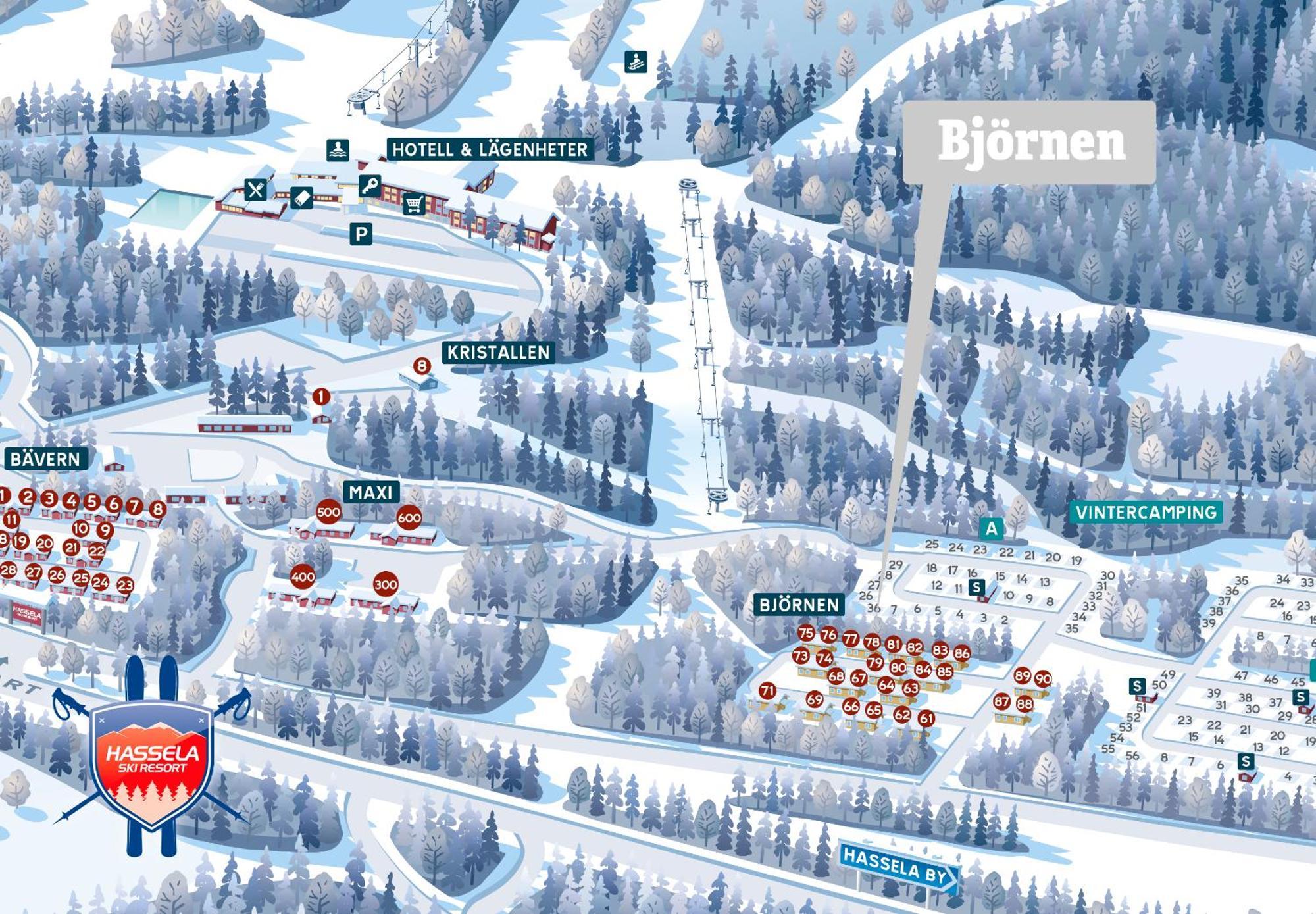 Hassela Ski Resort Экстерьер фото