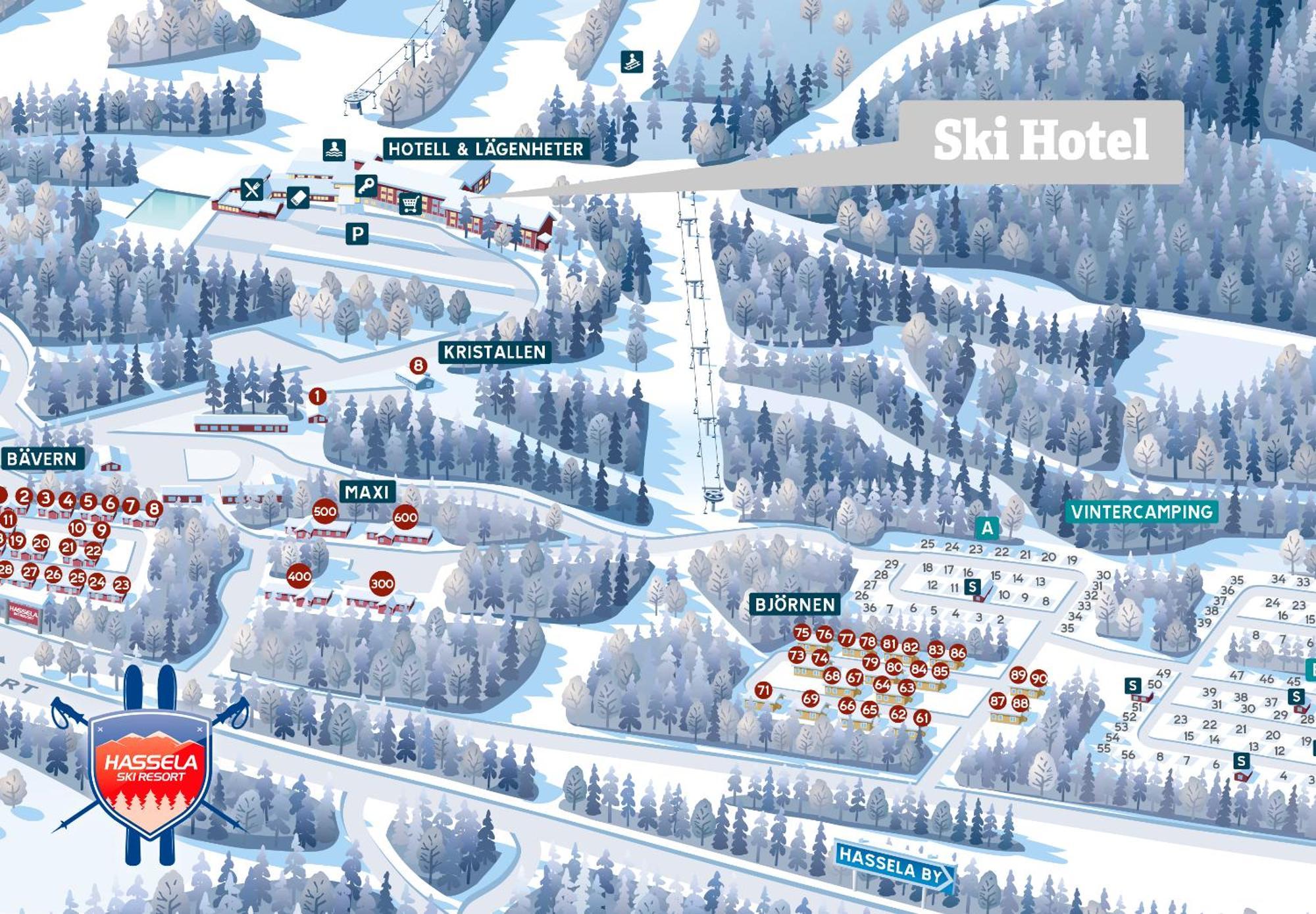 Hassela Ski Resort Экстерьер фото